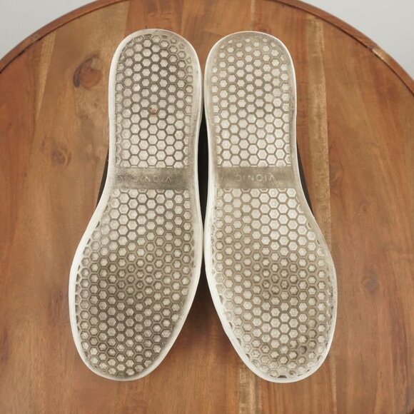 F#71 Vionic Baldwin Mens Sneakers Lace Up Shoes Black Leather Size 12 - Picture 11 of 12